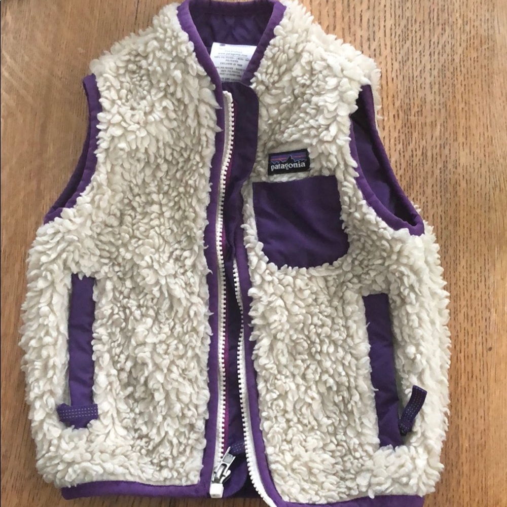 Retro fleece vest